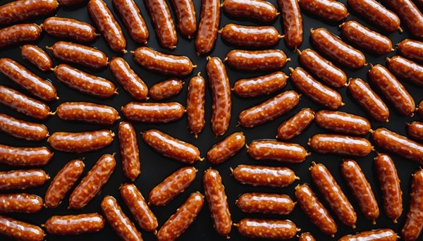 Saucisses confites sous vide : préservation et goût